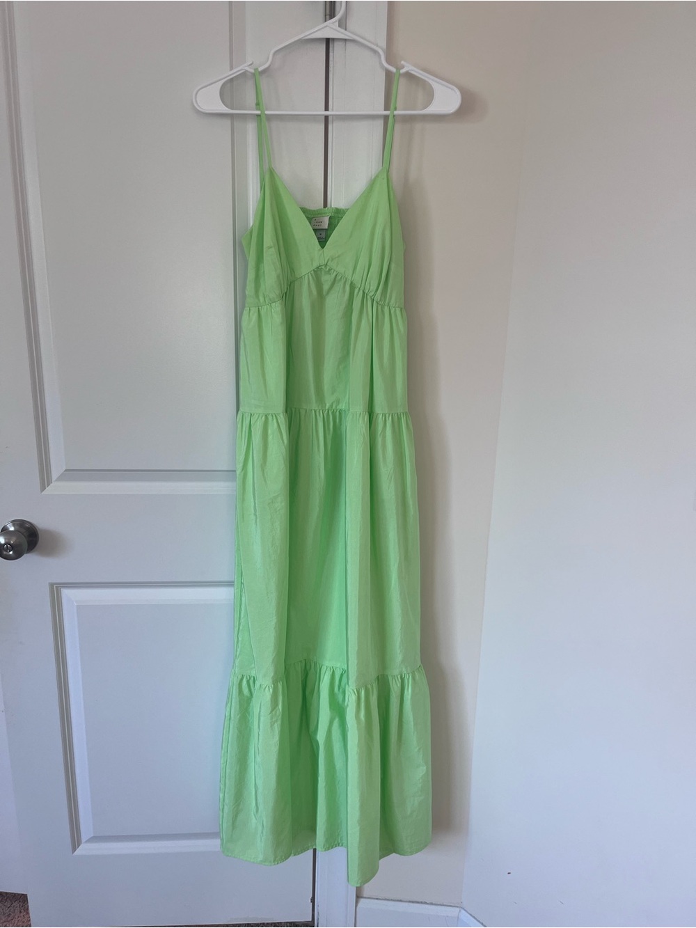 Maxi green dress